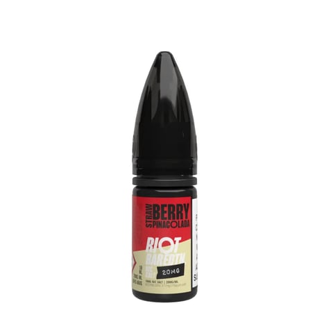 Riot Squad Bar Edition Strawberry Pinacolada nic salt, 10ml bottle, 50/50 VG/PG in 10mg and 20mg strengths