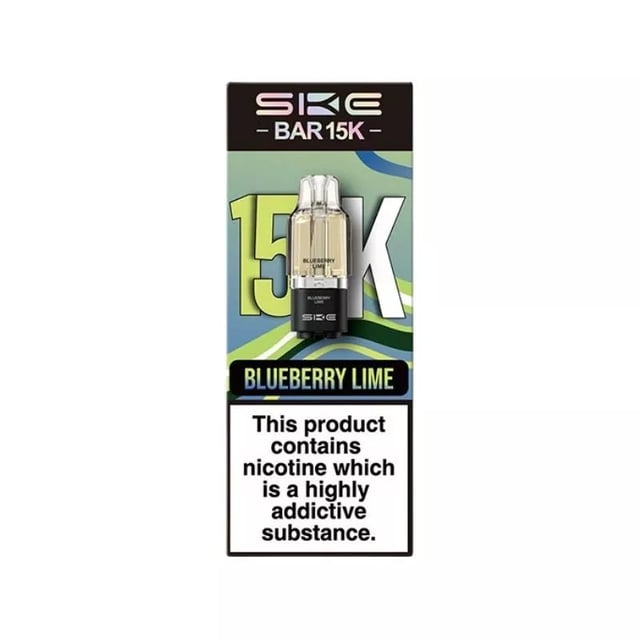 SKE Bar 15K Refill Pods, prefilled pod kit for the SKE Bar 15K vape kit
