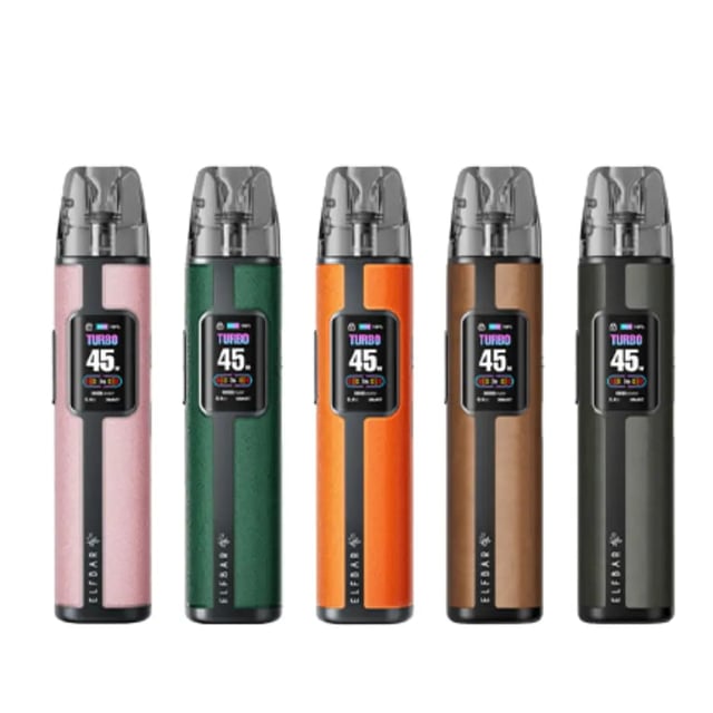 Elf Bar ELFX Pro Classic Edition refillable pod vape kit with colour screen and dual mesh pod