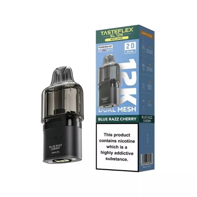 OXVA Tasteflex SL 12K Refill Pods, a prefilled pod kit pack for the OXVA Tasteflex SL 12K vape kit