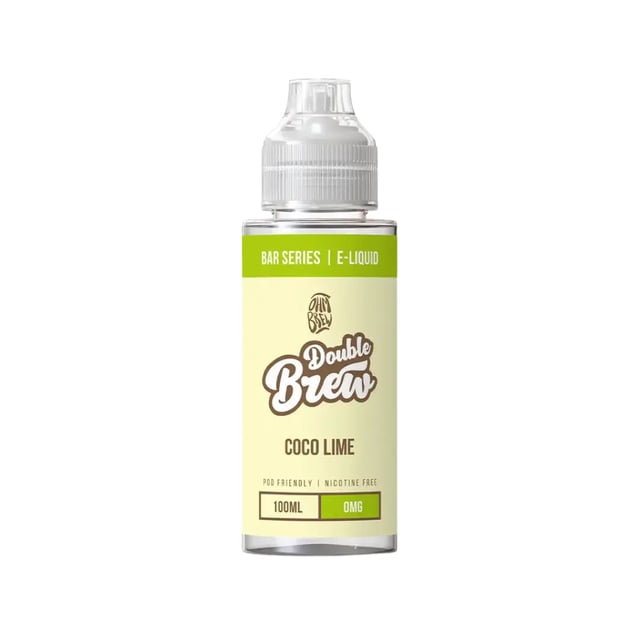 Ohm Brew Coco Lime 100ml nicotine free shortfill e-liquid bottle