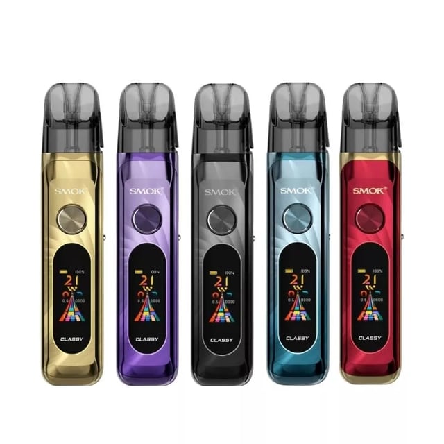 Smok Novo Classy refillable pod kit shown in one of its eight colour finishes