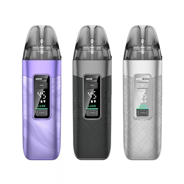 Vaporesso LUXE X3 refillable pod kit shown in one of eight available colour finishes