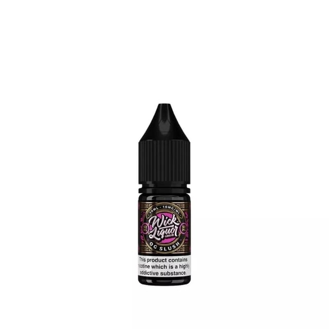 Wick Liquor Origin Og Slush nic salt e-liquid, 10ml bottle, 50/50 VG/PG, available in 10mg and 20mg strengths
