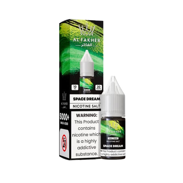 Al Fakher Space Dream nic salt e-liquid, 10ml bottle, 50/50 VG/PG, in 11mg and 20mg strengths