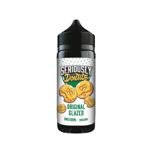 Doozy Seriously Donuts Original Glazed 100ml nicotine free shortfill e-liquid bottle