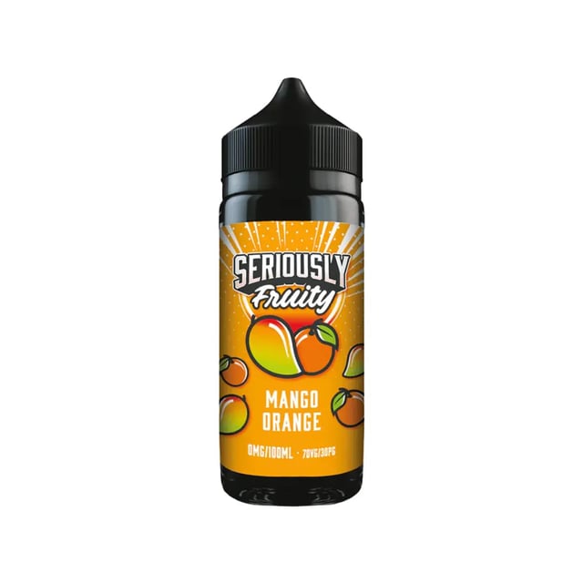 Doozy Seriously Fruity Mango Orange 100ml nicotine free shortfill e-liquid bottle