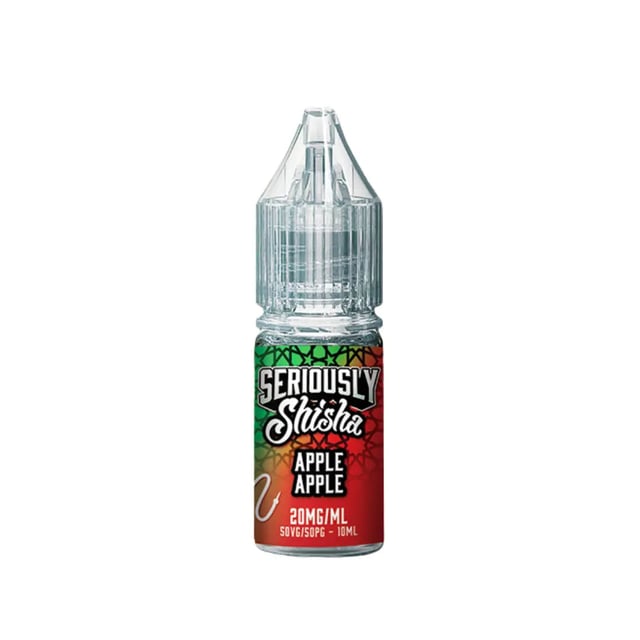 Doozy Seriously Shisha Apple Apple nic salt 10ml bottle, available in 5mg, 10mg and 20mg strengths