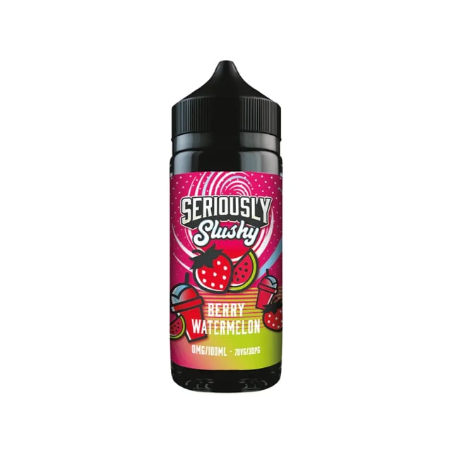 Doozy Seriously Slushy Berry Watermelon 100ml shortfill bottle, nicotine free 0mg e-liquid