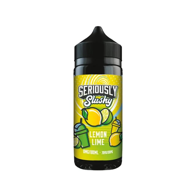 Doozy Seriously Slushy Lemon Lime 100ml shortfill bottle, nicotine free e-liquid ready for nic shots
