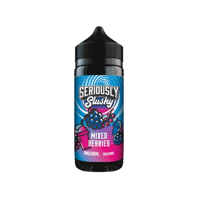 Doozy Seriously Slushy Mixed Berries 100ml nicotine free shortfill e-liquid bottle