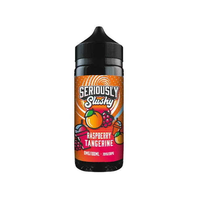Doozy Seriously Slushy Raspberry Tangerine 100ml shortfill bottle, nicotine free e-liquid