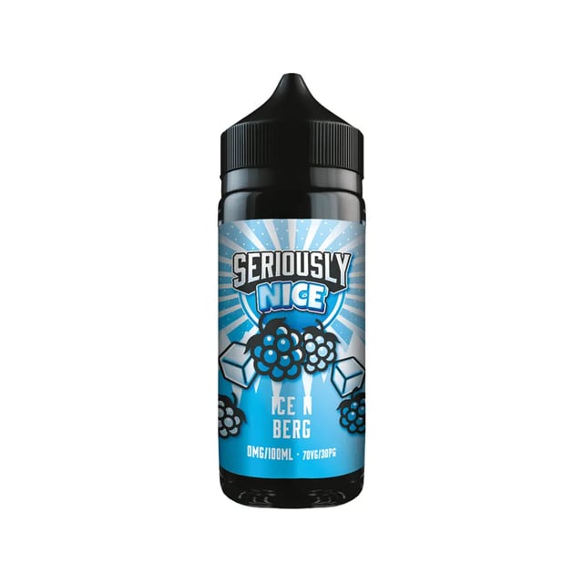 Doozy Seriously Nice Ice N Berg 100ml nicotine free shortfill e-liquid bottle
