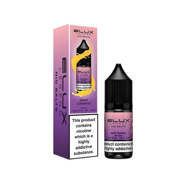 Elux Legend Berry Lemonade nic salt e-liquid 10ml bottle, 10mg and 20mg strengths