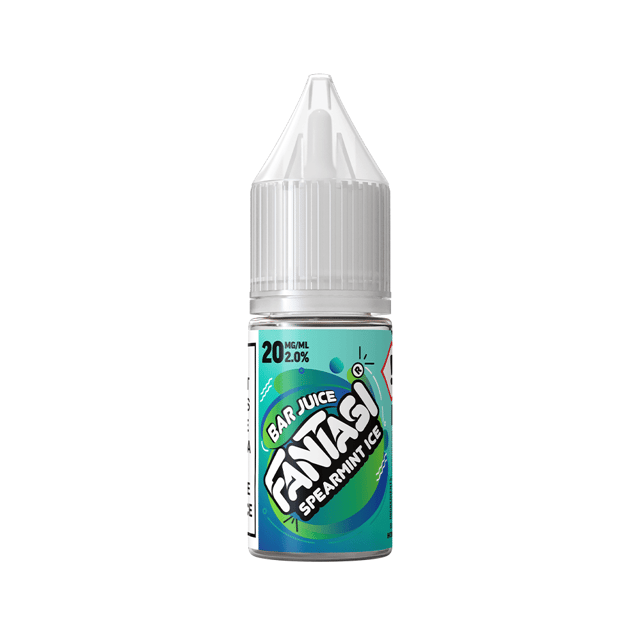 Fantasi Bar Juice Spearmint Ice 10ml nic salt e-liquid bottle, 10mg and 20mg strengths