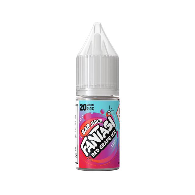 Fantasi Bar Juice Red Grape Ice nic salt 10ml bottle, 50/50 VG/PG, 10mg and 20mg strengths