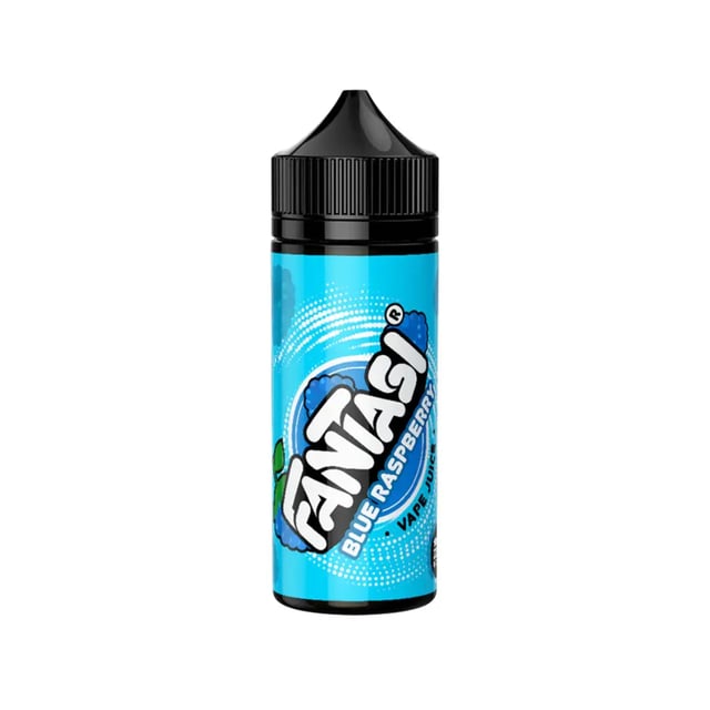 Fantasi Blue Raspberry 100ml nicotine free shortfill e-liquid bottle, 70VG/30PG
