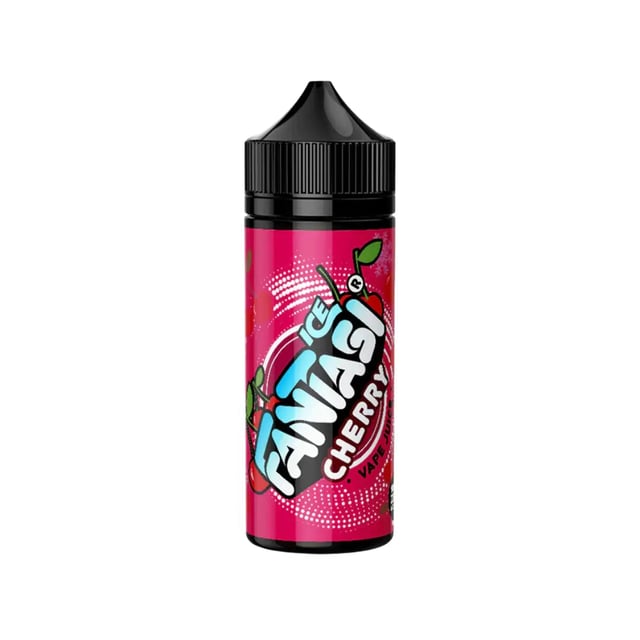 Fantasi Cherry Ice 100ml shortfill e-liquid bottle, nicotine free 0mg, 70VG/30PG sub-ohm vape juice