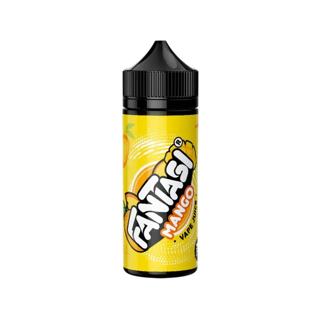 Fantasi Mango 100ml nicotine free shortfill e-liquid bottle, 70VG/30PG, space for 2 nicotine shots