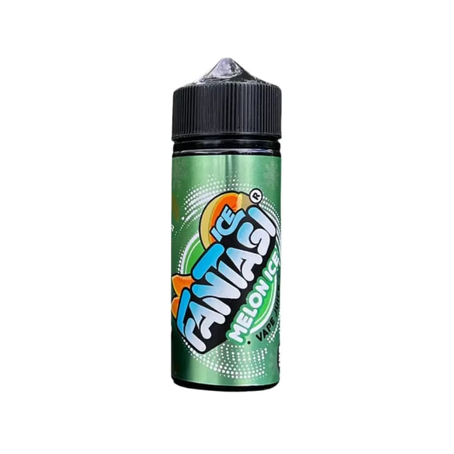 Fantasi Melon Ice 100ml nicotine free shortfill e-liquid bottle, 70VG/30PG, with room for 2 nicotine shots