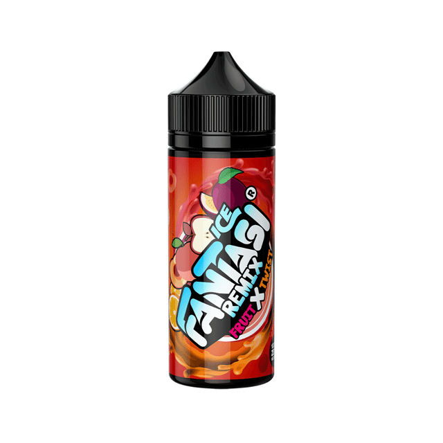 Fantasi Remix Fruit x Twist Ice 100ml nicotine free shortfill e-liquid bottle