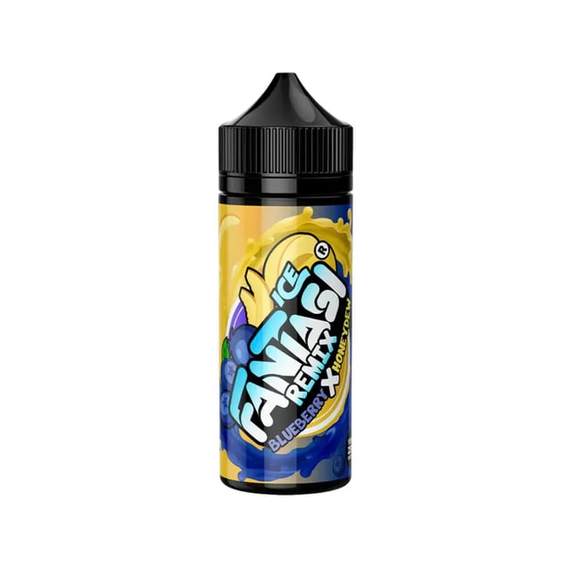Fantasi Remix Blueberry X Honeydew Ice 100ml nicotine free shortfill e-liquid bottle