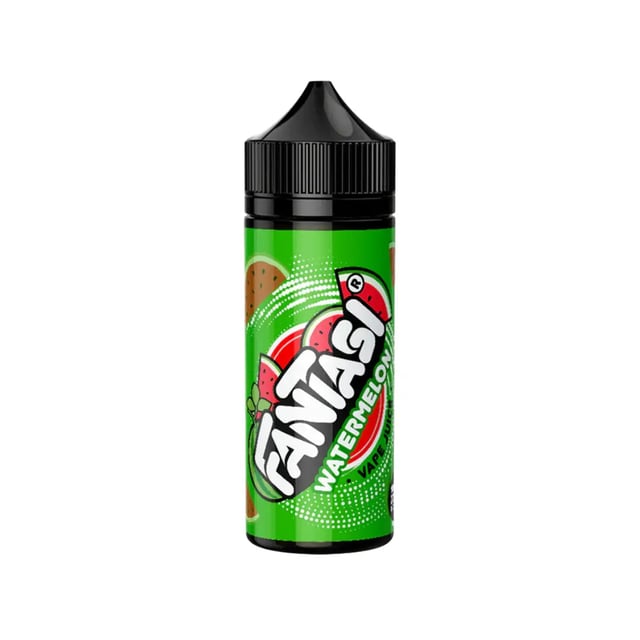 Fantasi Watermelon 100ml nicotine free shortfill e-liquid bottle, 70VG/30PG sub-ohm vape juice