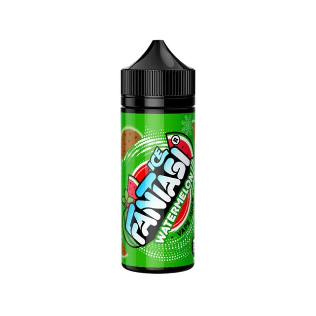 Fantasi Watermelon Ice 100ml nicotine free shortfill e-liquid bottle, 70VG/30PG
