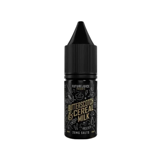 Future Juice Butterscotch & Cereal Milk nic salt 10ml bottle, 50/50 VG/PG, 5mg 10mg 20mg strengths