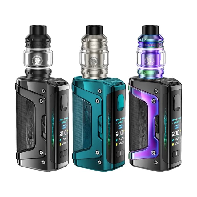 Geekvape Aegis Legend 5 refillable vape kit box mod with Zeus sub-ohm tank