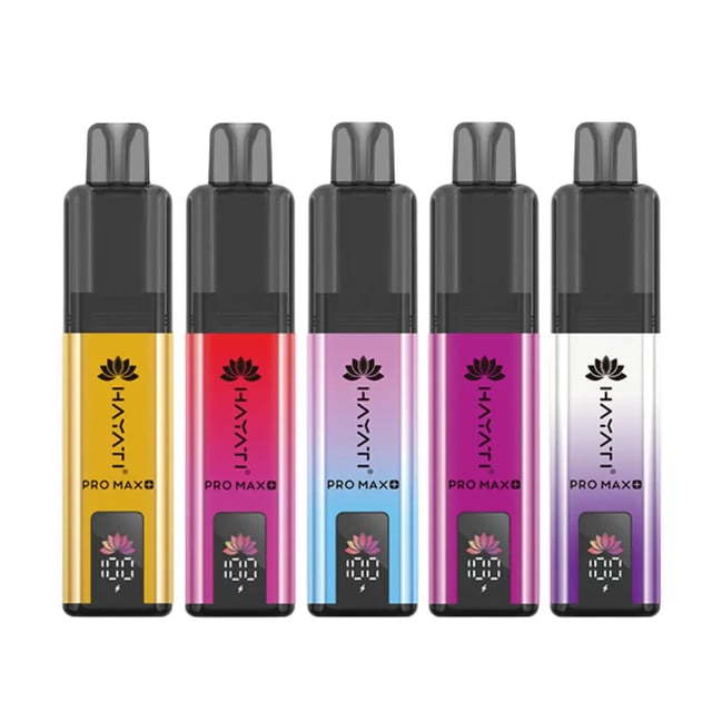Hayati Pro Max Plus 6000 prefilled pod kit vape device with pod and cartridge
