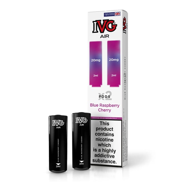 IVG Air Refill Pods, a prefilled pod kit for the IVG Air 4-in-1 vape kit