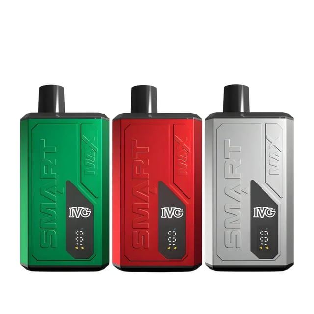 IVG Smart Max 10K prefilled pod vape kit shown with its 2ml pod and 10ml auto-refill container