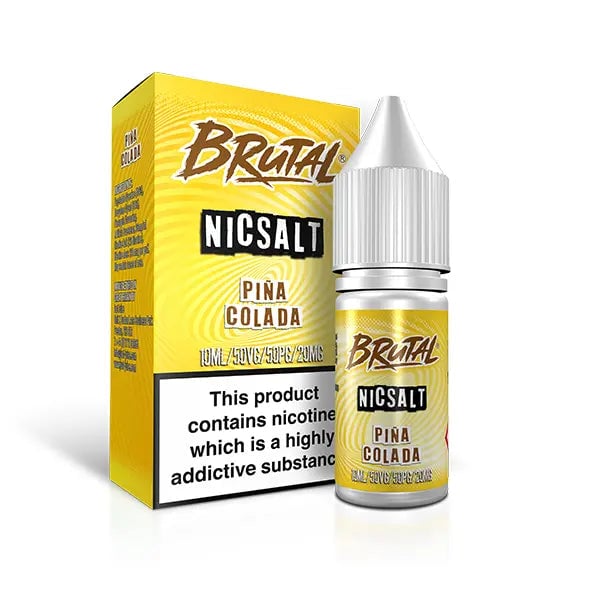 Just Juice Brutal Drinks Pina Colada nic salt 10ml bottle, 50/50 e-liquid in 10mg and 20mg strengths