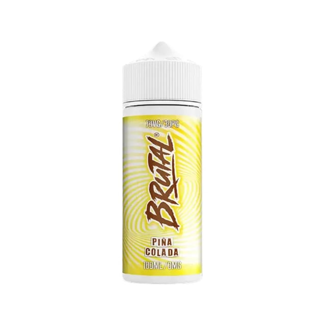Just Juice Brutal Drinks Pina Colada 100ml nicotine free shortfill e-liquid bottle
