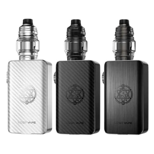 Lost Vape Centaurus BT200 refillable pod kit mod with Centaurus Sub Ohm Tank V2, available in five colours