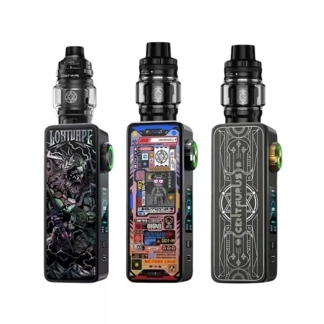 Lost Vape Centaurus M100 refillable pod kit vape device shown in one of its 16 colourways