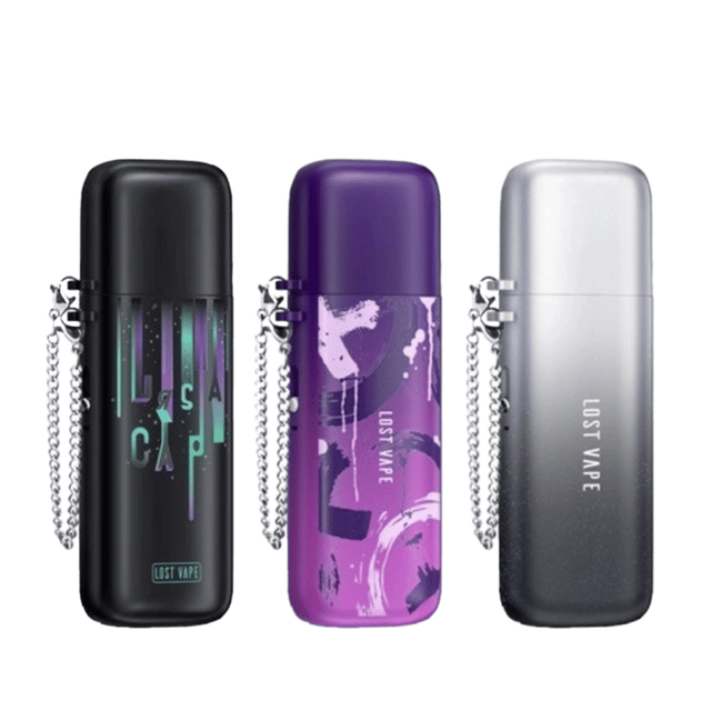 Lost Vape Ursa Cap refillable pod vape kit, a compact MTL/RDL device from Vape & E-Liquid