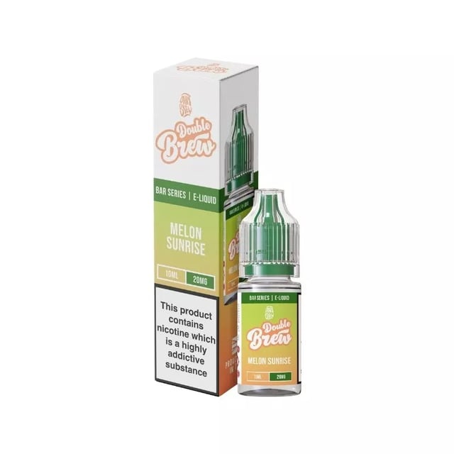 Ohm Brew Double Brew Melon Sunrise nic salt e-liquid, 10ml bottle, 5mg 10mg 20mg strengths