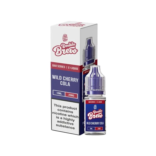 Ohm Brew Double Brew Wild Cherry Cola nic salt e-liquid 10ml bottle in 5mg, 10mg and 20mg strengths