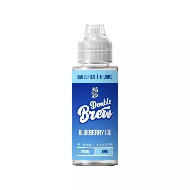 Ohm Brew Double Brew Blueberry Ice 100ml nicotine free shortfill e-liquid bottle