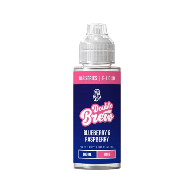 Ohm Brew Blueberry & Raspberry 100ml nicotine free shortfill e-liquid bottle