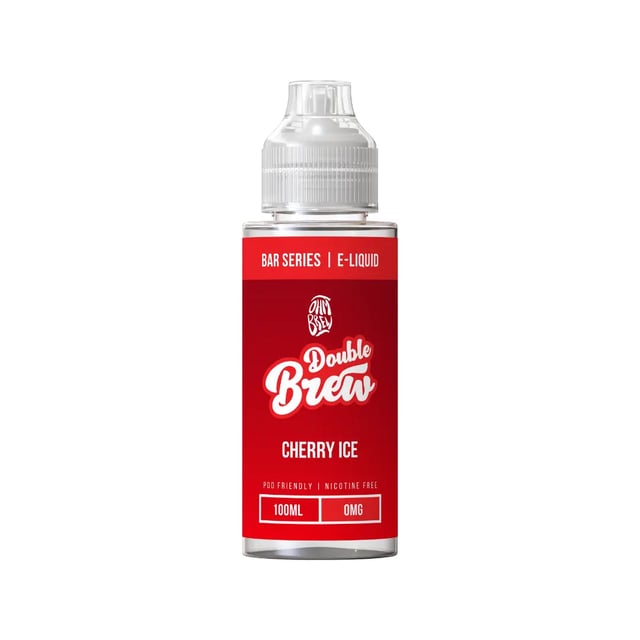 Ohm Brew Cherry Ice 100ml nicotine free shortfill e-liquid bottle