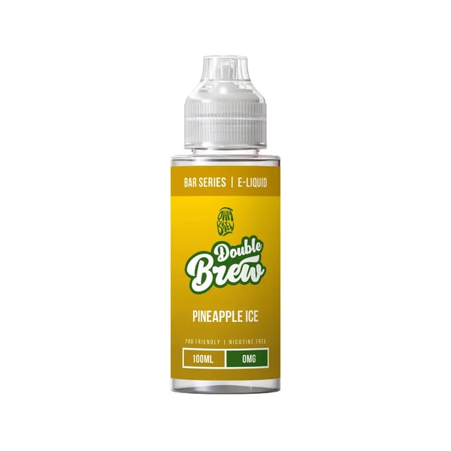 Ohm Brew Pineapple Ice 100ml nicotine free shortfill e-liquid bottle