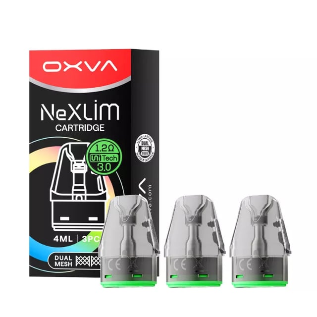 OXVA NeXlim replacement pod cartridge, fits OXVA NeXlim, NeXlim Go, NeXlim 2 and NeXlim 2 Mini kits