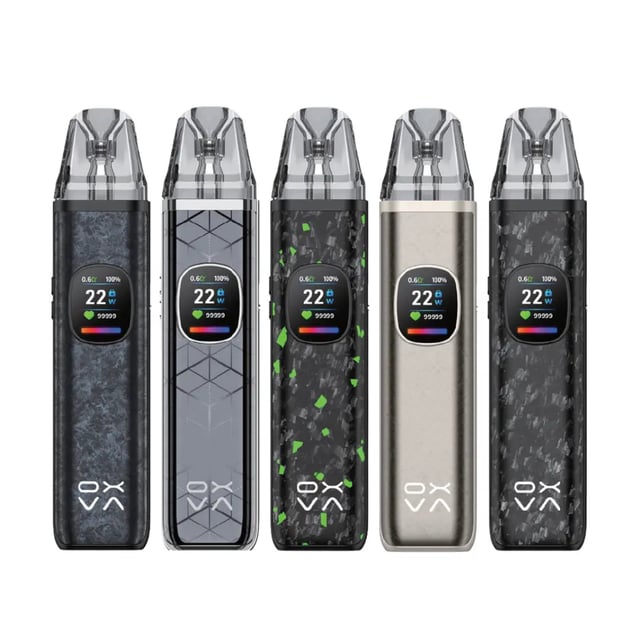 OXVA Xlim Pro 2 DNA refillable pod vape kit in Nebula Grey with HD colour screen and USB-C port