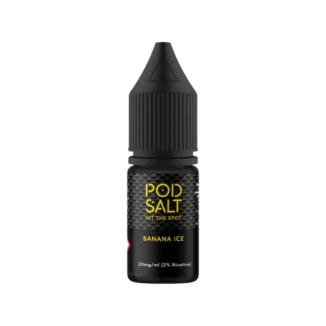 Pod Salt Core Banana Ice nic salt e-liquid, 10ml bottle, 50/50 VG/PG, 11mg and 20mg strengths