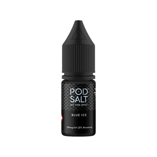 Pod Salt Core Blue Ice nic salt e-liquid, 10ml bottle, 50/50 VG/PG, available in 11mg and 20mg