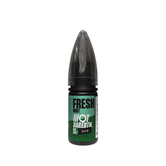 Riot Squad Bar Edition Fresh Mint nic salt 10ml bottle, 50/50 VG/PG, in 10mg and 20mg strengths