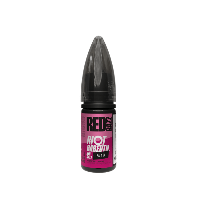 Riot Squad Bar Edition Red Razz nic salt 10ml bottle, 50/50 VG/PG, 10mg and 20mg strengths